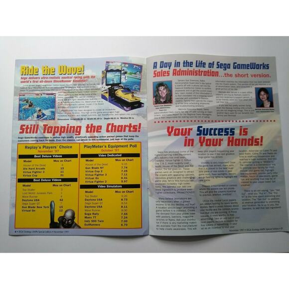 Sega Strategy Magazine Jurassic Park House Of The Dead Horror Retro Arcade Game - Picture 5 of 12